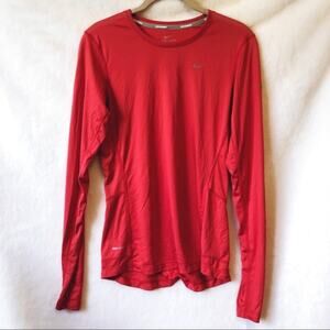 Nike Pink Dri-Fit Running Long Sleeve Shirt